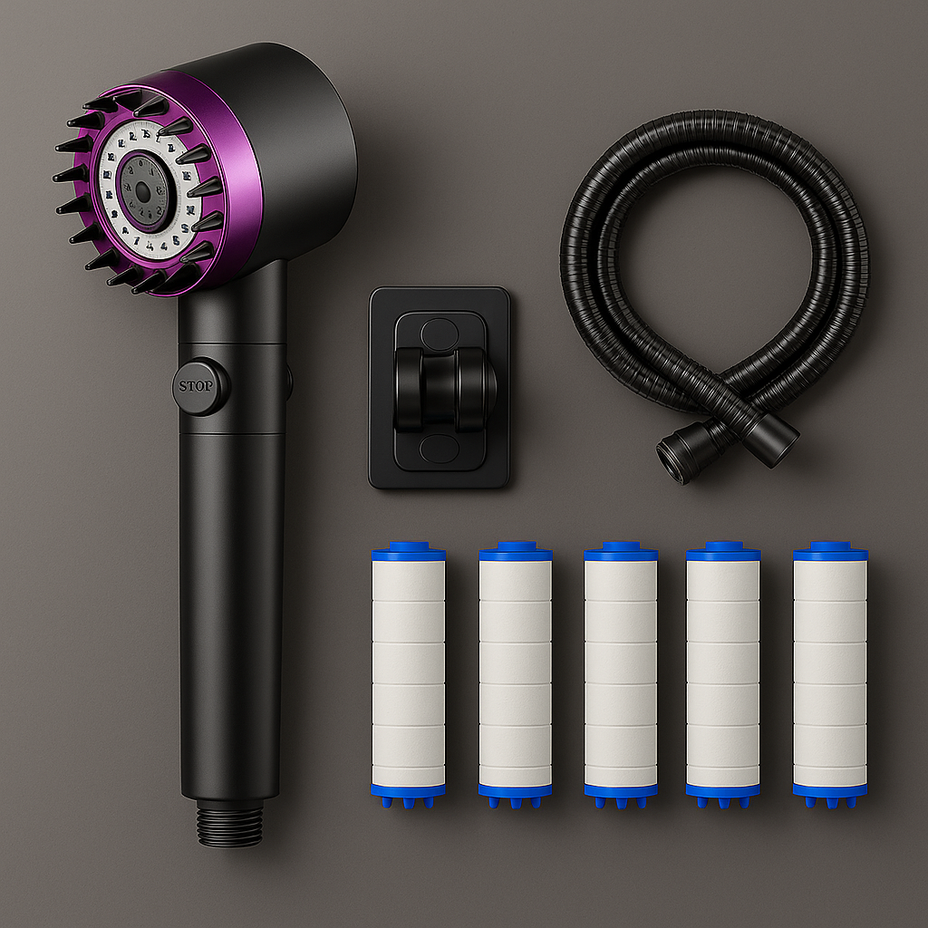 PureLuxe – Duschkopf mit Power-Filter