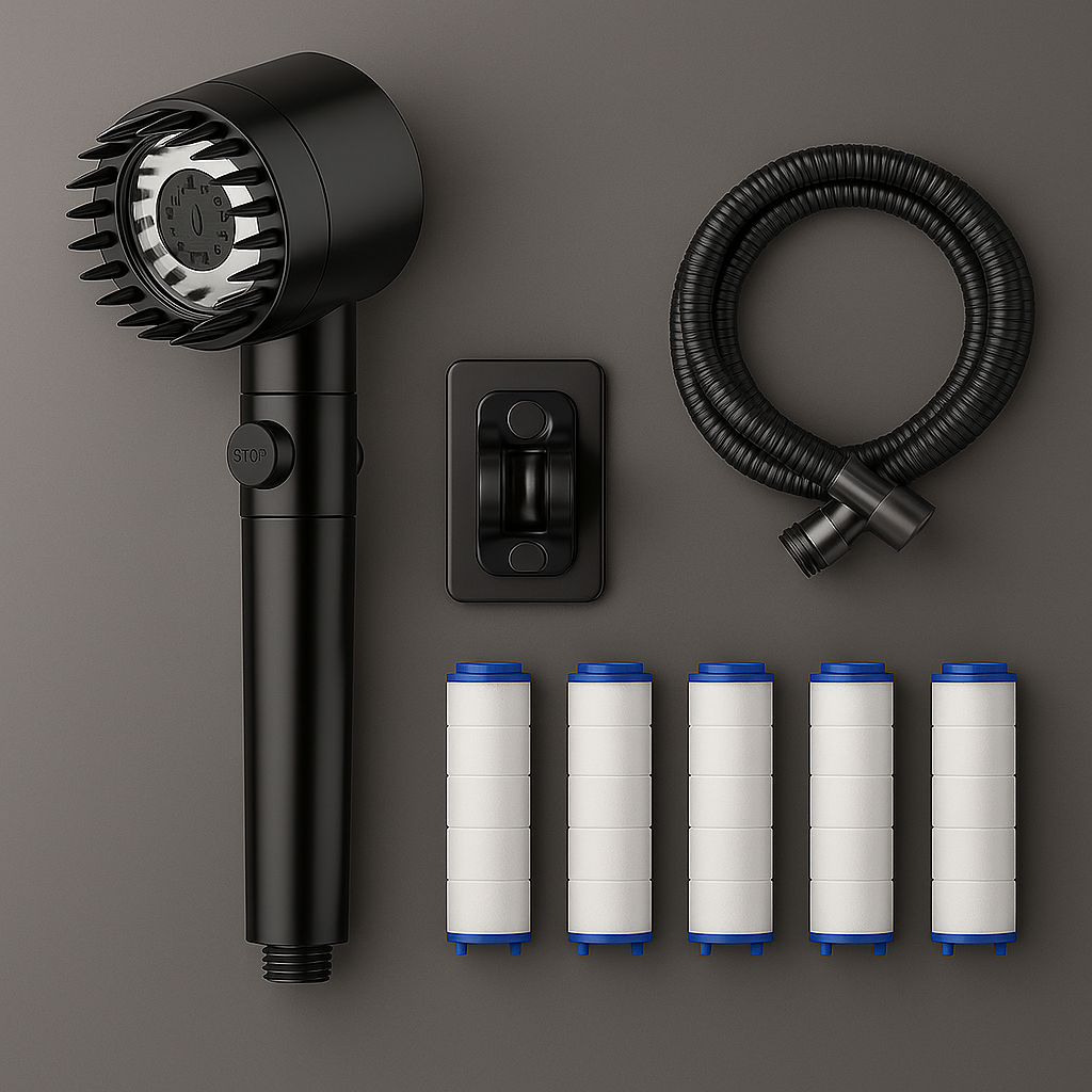 PureLuxe – Duschkopf mit Power-Filter