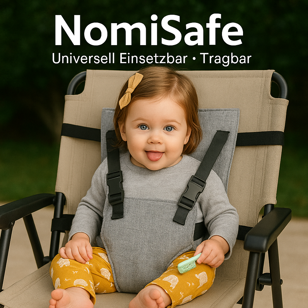 NomiSafe® – Der tragbare Sicherheitsgurt für dein Kind