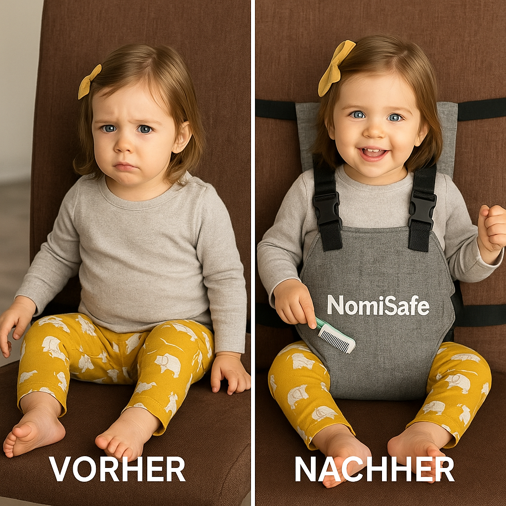 NomiSafe® – Der tragbare Sicherheitsgurt für dein Kind